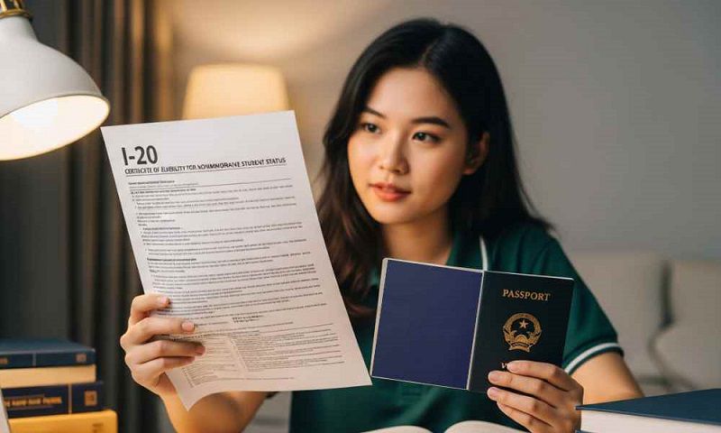Lộ trình chi tiết các bước xin cấp I-20 từ trường Đại học Mỹ.